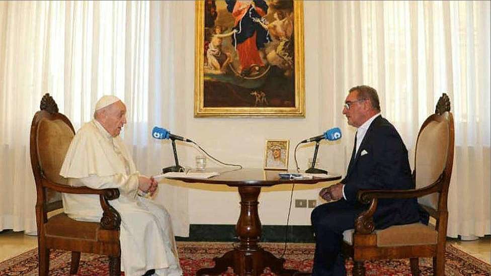El Papa Francisco, durante la entrevista concedida a la cadena radiofónica española COPE. (cope.es)