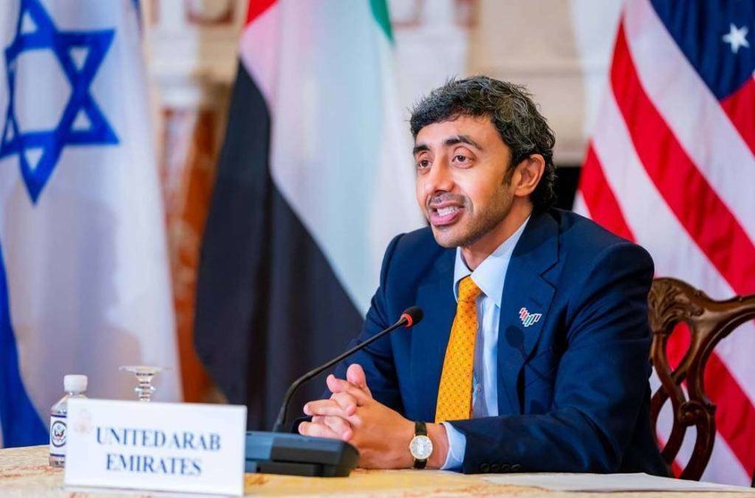 Abdullah bin Zayed Al Nahyan, ministro de Relaciones Exteriores y Cooperación Internacional de EAU. (WAM)