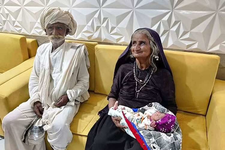 Maldhari y su esposa Jivuben Rabari.