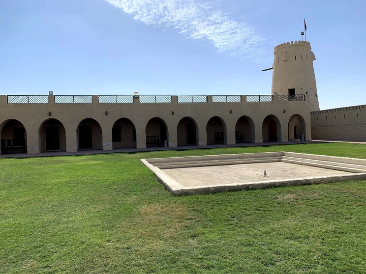 Una imagen del fuerte de Falaj Al Mualla en el emirato de Umm Al Qwain. (EL CORREO)