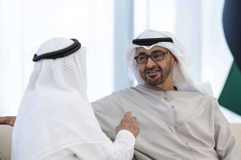 El presidente de EAU, el jeque Mohamed bin Zayed. (Tribunal Presidencial)