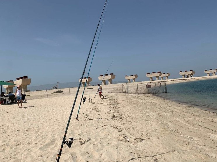 La playa de la Palmera Jebel Ali en Dubai. (EL CORREO)