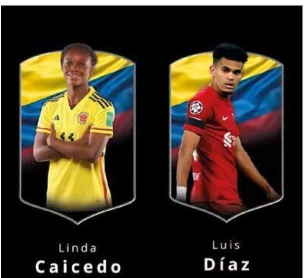 Los dos futbolistas colombianos nominados a los Dubai Globe Soccer Awards. (Dubai Globe Soccer Awards)