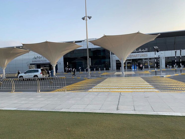 Zona de salidas del Aeropuerto de Abu Dhabi. (EL CORREO)
