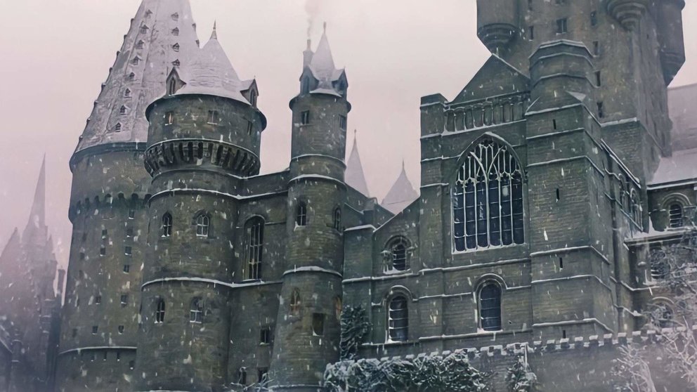 El Castillo de Hogwarts de la saga  de Harry Potter. (Twitter)