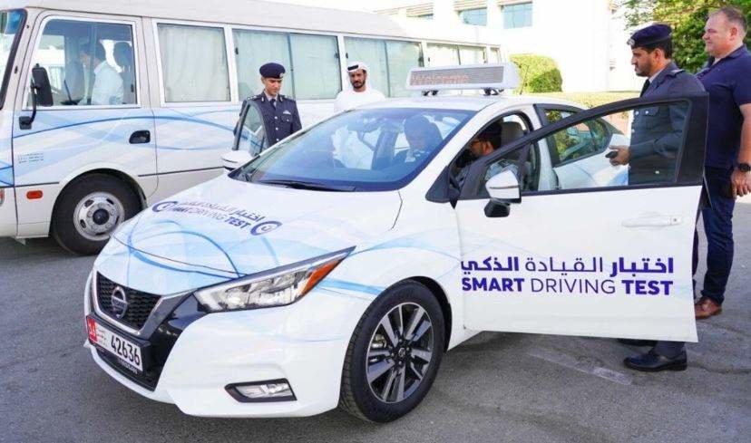 Un vehículo inteligente para examen de conducir en Abu Dhabi. (Fuente externa)
