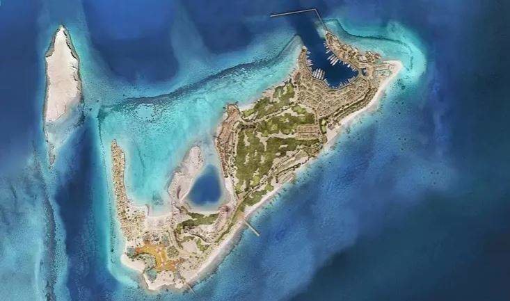 La nueva isla de lujo de NEOM, Sindalah, está preparada para competir con los principales destinos turísticos mundiales. (SPA)