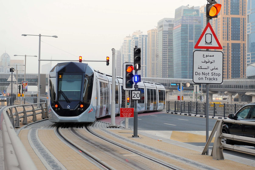 El tranvía Dubai