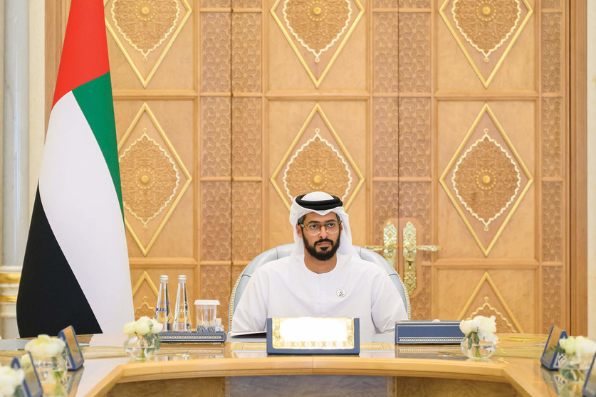 Su Alteza el Jeque Zayed Bin Hamdan Bin Zayed Al Nahyan, presidente de la Oficina Nacional de Medios. (WAM)