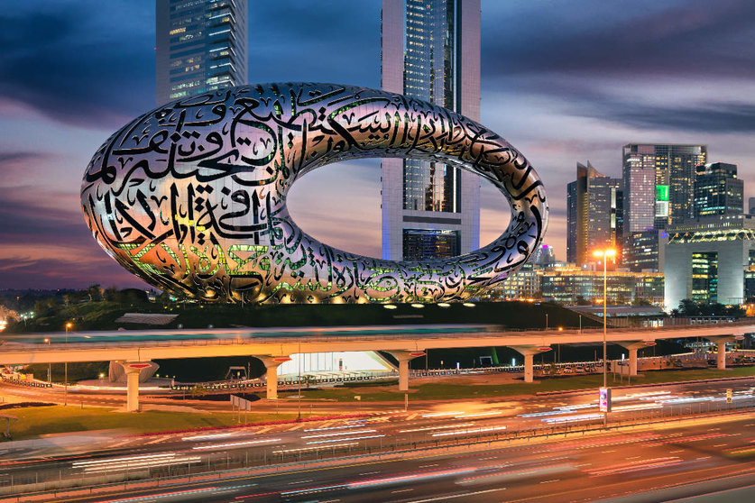 El Museo del Futuro es ya un ícono de Dubai a nivel internacional.