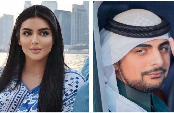 Los novios de la familia real de Dubai. (Fuente externa)