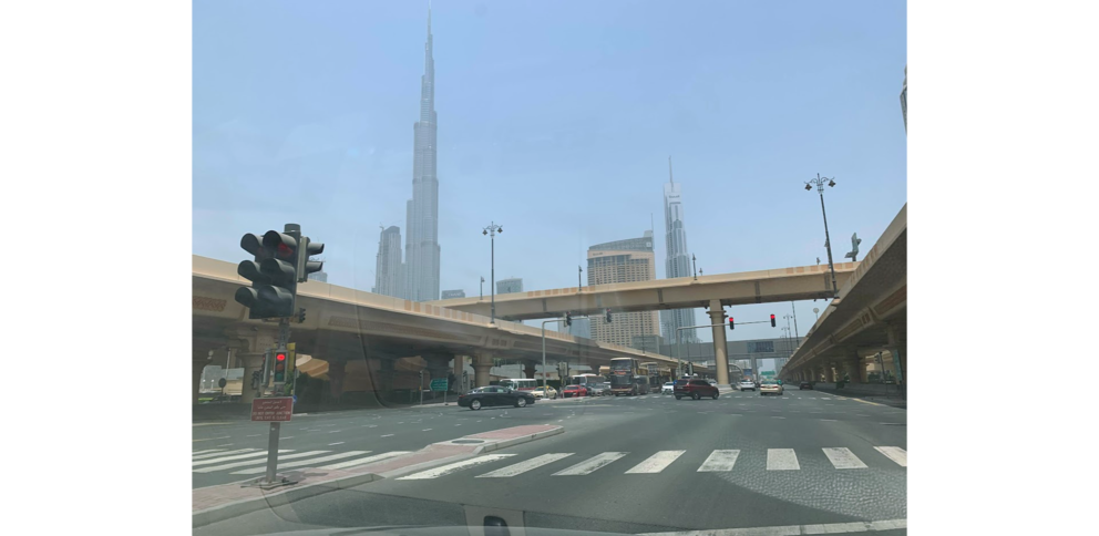 Un paso de cebra en Dubai. (EL CORREO)