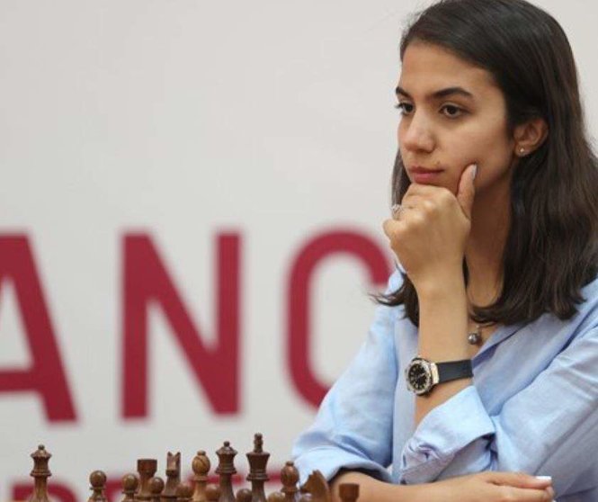 La ajedrecista Sara Khadem. (Twitter)