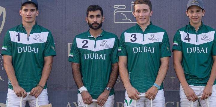El equipo de polo de Dubai, vencedor en Sotogrande. (Twitter)