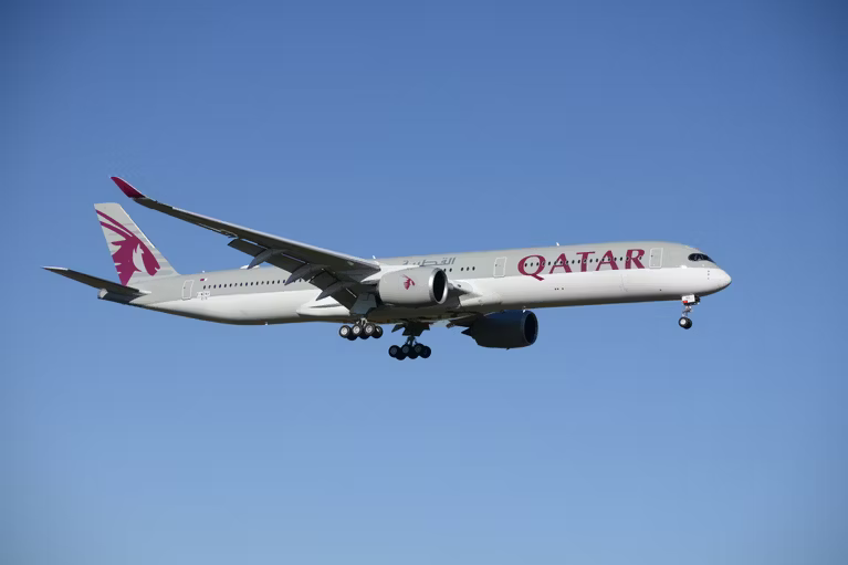 Un avión de Qatar Airways. (Twitter)