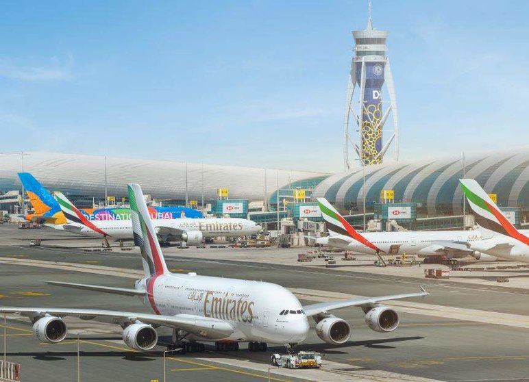 Una imagen del aeropuerto de Dubai. (Emirates)