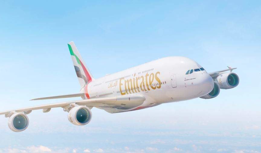 Un A380 de la aerolínea de Dubai. (Emirates)