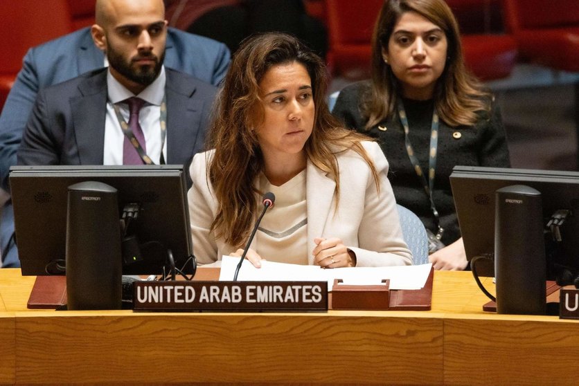 Lana Nusseibeh en la ONU. (WAM)