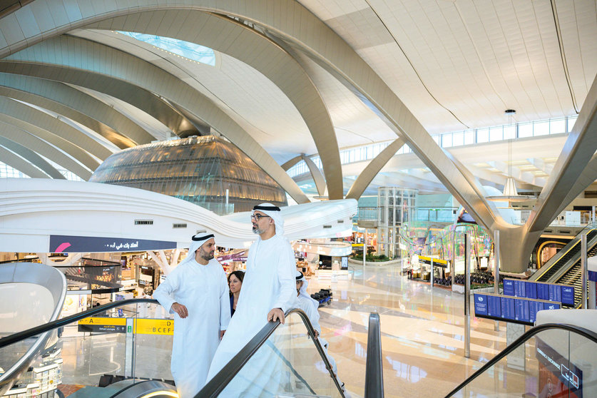 Una imagen del interior de la Terminal A en el Aeropuerto Internacional de Abu Dhabi. (WAM)