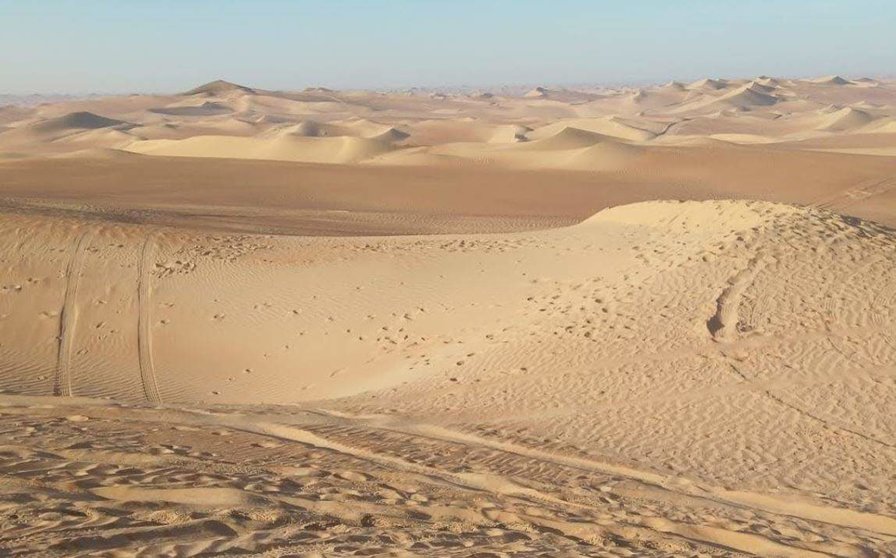 Una imagen del desierto de EAU. (EL CORREO)