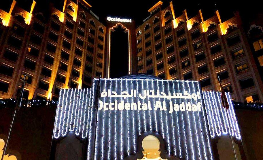 Espectacular aspecto exterior del hotel Occidental Al Jaddaf, situado en Dubai. (EL CORREO)