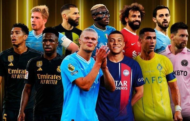 Los futbolistas nominados a los Dubai Globe Soccer Awards 2023.