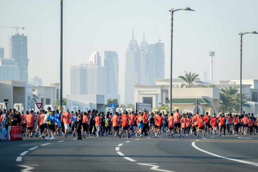 Una imagen del maratón 2024. (Dubai Media Office)