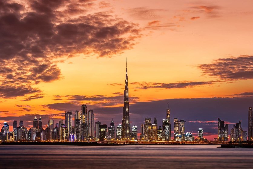 Una imagen del centro de Dubai. (Twitter)