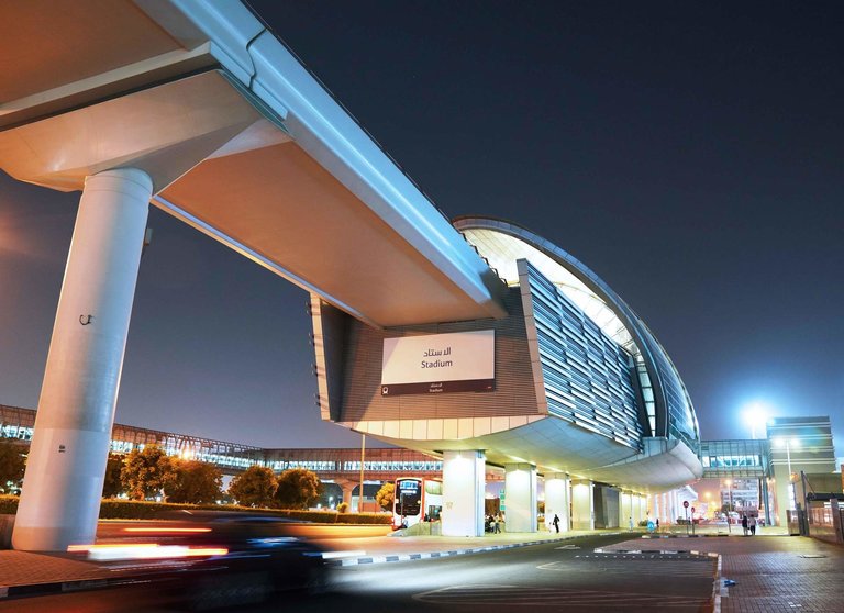 Una estación del Metro de Dubai. (Dubai Media Office)