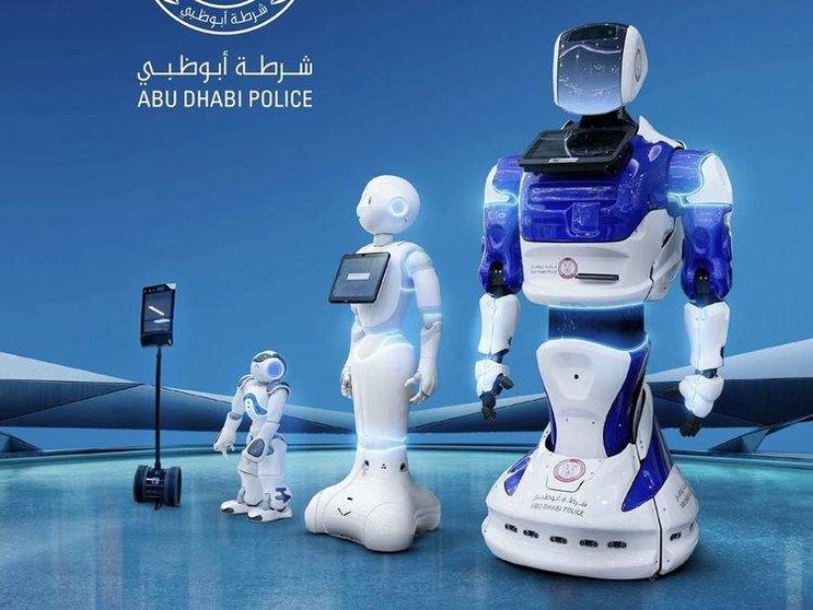 Las pruebas de los robots han demostrado su eficacia en la interacción con el público, según la policía
Crédito de la imagen: Abu Dhabi Police