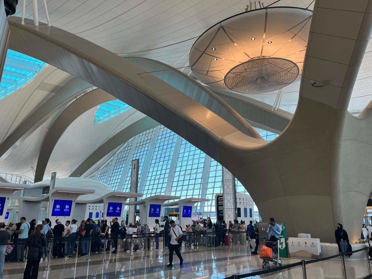 Aeropuerto Internacional Zayed en Abu Dhabi. (EL CORREO)