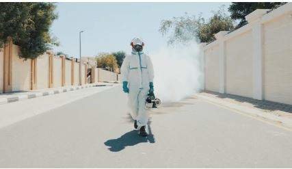 Campañ anti mosquitos de EAU. (Ministerio de Salud y Prevención)