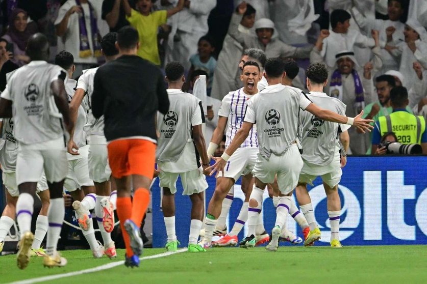 El Al Ain celebra la victoria. (WAM)