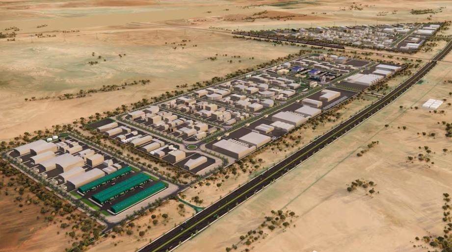La nueva zona industrial en Al Ruwais de Abu Dhabi. (Adnoc)