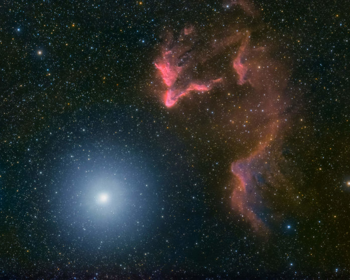 Una imagen de la Nebulosa Fantasma. (X)