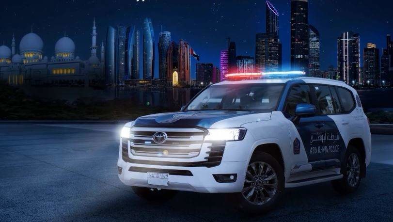 Un vehículo de la Policía de Abu Dhabi. (Instagram)