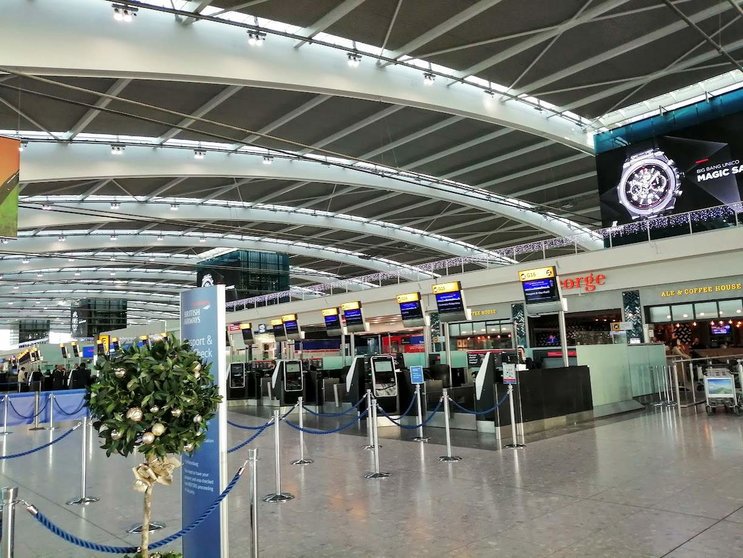 Aeropuerto de Londres-Heathrow. (EL CORREO)