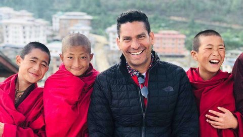 Ismael Cala en Bután. (Cedida)