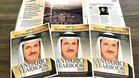 Portada y detalle de páginas interiores del Anuario 2020 de EL CORREO DEL GOLFO. (EL CORREO)