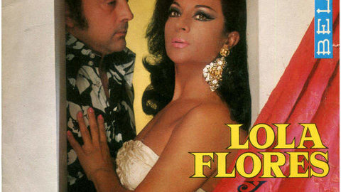 Cubierta del sencillo lanzado en 1970 con dos canciones de compositores colombianos interpretadas por Lola Flores.